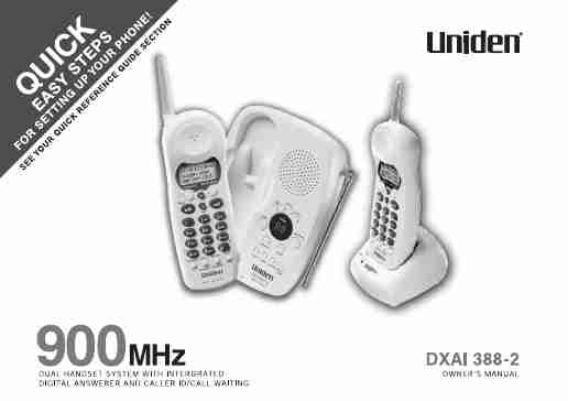 Uniden Cordless Telephone 388-2-page_pdf